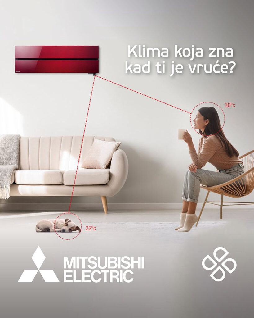 Dijagram prikazuje razliku između načina rada klima uređaja kod hlađenja i odvlaživanja zraka.