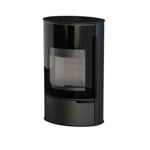 Thermia Lary – Crni kaminska peć panoramsko staklo