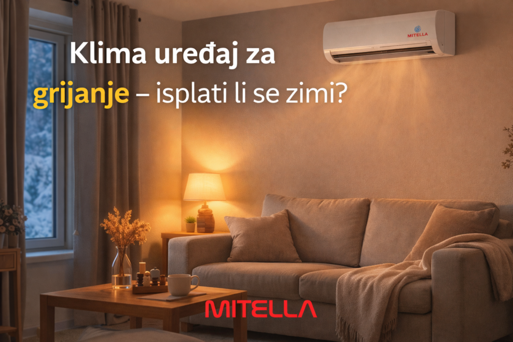 klima uređaj za grijanje – isplati li se zimi u Hrvatskoj