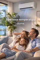 klima uređaji s montažom – obitelj uživa u savršenoj temperaturi doma uz moderan i tih klima uređaj