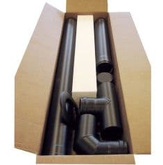 CENTROPELET DIMOVODNI SET FI 80 Dimovodni set inox fi 80 za Centrometal ZV16 ZV20 i ZV24 peći na pelete