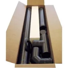 Dimovodni set inox fi 80 za Centrometal ZV16 ZV20 i ZV24 peći na pelete