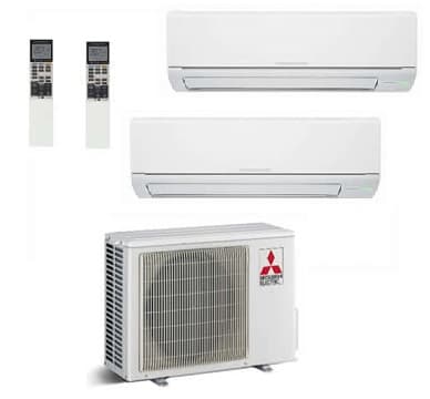 Mitsubishi Multi Split Dual – Mitella Klimatizacija Mitsubishi multi kombinacija 2x AY20VGKP s jednom vanjskom jedinicom za dvije prostorije