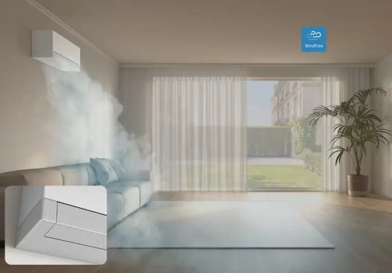 Samsung WindFree Premiere AR12C1AWNEU 3,5 kW bijeli klima uređaj s WindFree hlađenjem bez propuha